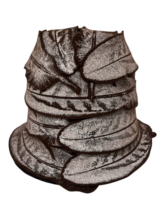 Christophe Coppens Magnificent Brown Felt Feather Wool Hat Vintage Art to Wear main image 7